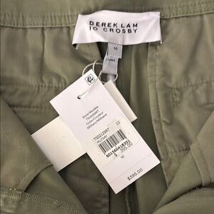 10 Crosby Derek Lam Olive Straight Leg Pants